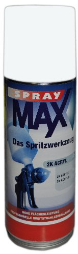 Spray Max 2K Decklack Hochglanz RAL 9016 400 ml 6809016