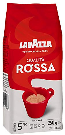 Lavazza Qualita Rossa Beans 250 g (Pack of 4)