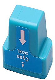 ABC Kompatible Druckerpatrone für HP 363XL Cyan für Photosmart 3100 3108 3110 3110V 3110XI 3200 3210 3300 3310 8200 8250 C5100 C5140 C5150 C5170 C5175 C5180 C5185 C5190 C5194 C6100 C6150 C6160