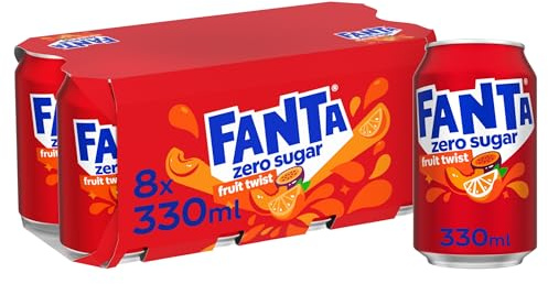 Fanta Fruit Twist Zero 8 x 330ml Cans