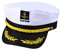 LUOEM Captain Hut Cap Kostüm Marine Marine Admiral Hut für Kostüm Zubehör