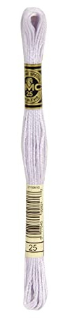 DMC 6-Strand Embroidery Cotton 8.7Yd-Ultra Light Lavender