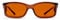 MediView Low Vision Glasses for Macular Degeneration, Glaucoma, Diabetes and Cataracts RNIB | Unisex | Amber Lenses | Brown Frame