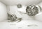 decomonkey Fototapete 3d Effekt Abstrakt 350x256 cm XL Design Tapete Fototapeten Vlies Tapeten Wandtapete Vliestapete moderne Wandbild Wand Schlafzimmer Wohnzimmer Kugeln Modern