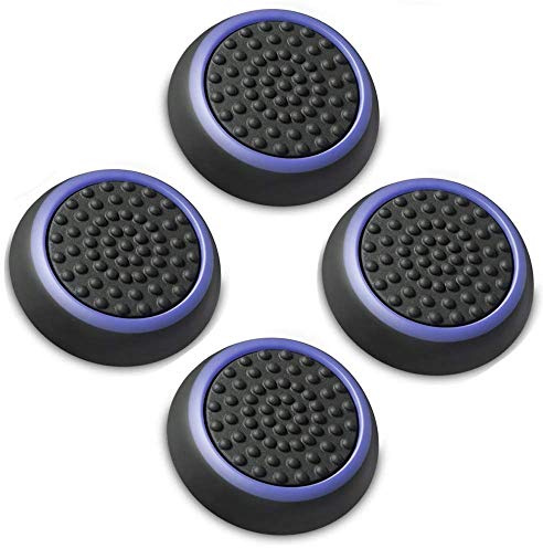 Coque en Silicone pour Manette de PS4 PS3 Xbox One Xbox 360 Wii U NS Pro Noir/Bleu