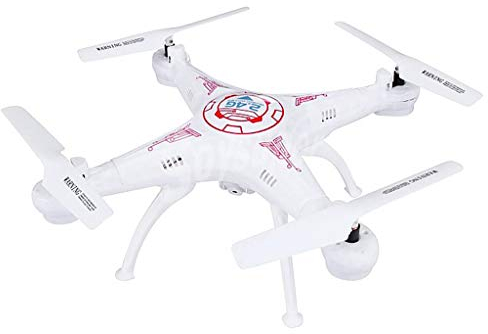 DRON NK DR3520-WCA - 3 Velocidades, Radriofrecuencia, Cámara Integrada, Autonomía 7-8 mins, Modo Suspensión, Modo Retorno, Control Remoto 2.4 GHz, Incluye Gafas VR Box Smartphone, White