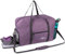 Sportsnew Sporttasche mit Schuhfach & Nassfach Reisetasche Damen Trainingstasche Herren Gym Tasche Fitnesstasche Weekender Bag, Lila 35L