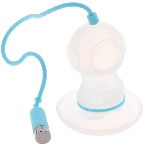 Zonfer 1pc Silikon Teesieb Ungeheftetes Filter Tee-neuheit Taucher Form Teesieb Tragbarer Tee Flilting Werkzeug -