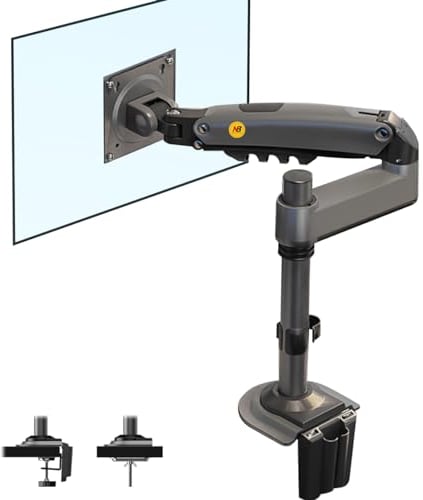 NB North Bayou H100 Monitor Stand for 17 to 30 Inch Screens, Monitor Arm Load Max 9 kg VESA 75 & 100 mm