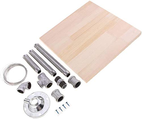 Strumenti di supporto per statua in argilla per scultura artistica, in metallo zincato e base in legno naturale, kit di attrezzi per lavori di artigianato e armature