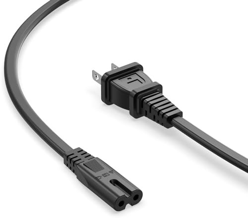 2 Prong AC Power Cord Compatible with JBL PartyBox 310 110 Speaker, Onn Party Speaker