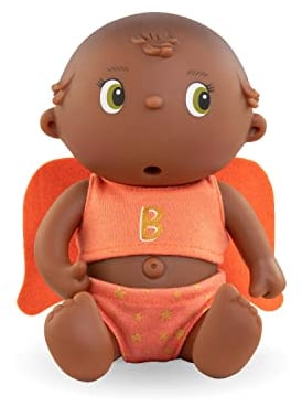 Corolle 9000500020 - Beedibies Gabin Koralle, Schutzengel aus Vollvinyl, kann Daumenlutschen, Vanilleduft, 20cm, ab 3 Jahren