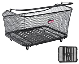 Asista Teile fürs Rad Unisex – Erwachsene Un`x Filippo Universal Sys Hinterradkorb, Schwarz, 40x30x21cm