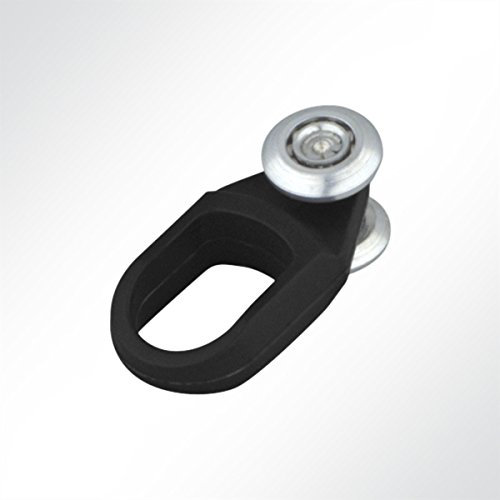 LYSEL Laufrolle Führungsrollen Laufwagen Rollenlaufwerk Nylon mit Kugellager für Laufschiene 25x19mm Schiebetor (1 Stück)