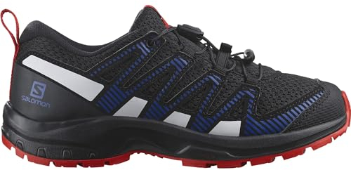 Salomon XA Pro V8 Unisex Kinder-Multisportschuhe, Outdoor-bereit, Grip in jedem Gelände, Sportlicher Look, Black, 34