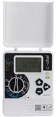 La zappa Bewässerungsgerät Compact Dial mit Außentrafo und großem Display (Modell 6 Stationen)
