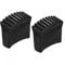 sourcing map Ladder Non-Slip Feet Mat Steep Ladder Accessories Rubber Pad Cover Cushion for Ladder Protection Black Pack of 2