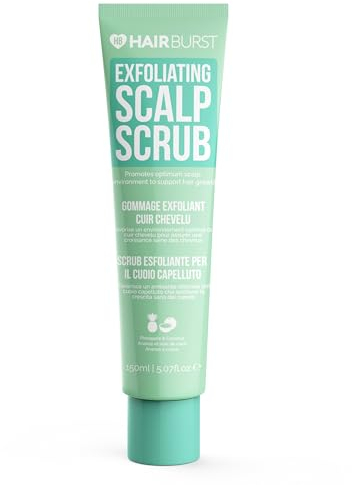 HAIR BURST Exfoliating Scalp Scrub — Kopfhautpflege vor dem Shampoo – Fördert Haarwachstum, Balanciert und Reinigt Tiefenwirksam – Für schuppige Kopfhaut und Ablagerungen – Für alle Haartypen geeignet