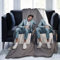 YINGD Niall Singer Horan Flanelldecke Bettwäsche Fleecedecke weiche Thow Decken Klimaanlage Decke für Sofa Couch Wohnzimmer