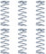 Gubeter 6 X 25-2 Auto Trimmer Head Spool Spring Kit, para Stihl Fs120 Fs200 Fs250 Desbrozadora, 0000 997 1501