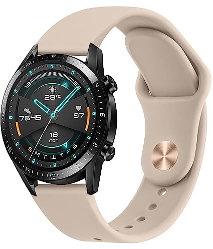 Oumida Armband für Huawei Watch GT 3 46mm Armband/GT 4 46mm/ GT 3 Pro 46mm / GT 4 Pro für Herren Damen, 22mm Neues Silikon Armbänder Sport Ersatzarmband für Huawei Watch GT 2 46mm/ GT 2 Pro/GT 2e