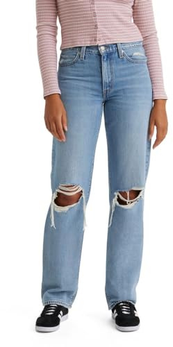 Levi's Women's 94 Baggy (Also Available in Plus), Caution Hot Pants, Blue, 32 Regular