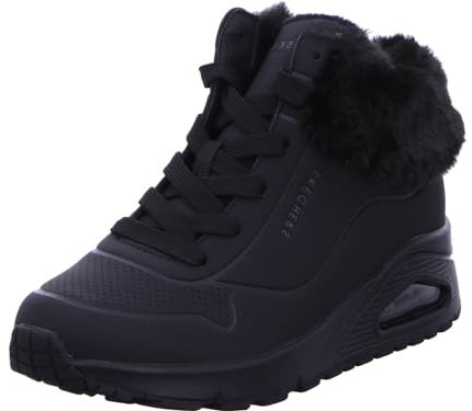 Skechers Uno - Fall Air 310539L-BBK, Girl winter boots, Black, 28 EU