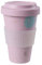 AWAVE Kaffeebecher to-go, 400 ml, rosé, aus recycelten PET-Flaschen, klimaneutral, Mehrwegbecher, nachhaltig unterwegs