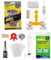 VINEST 2 Pièces Kit Reparation Pare Brise, Colle Pare Brise Reparation Pare Brise, Kit de Réparation de Verre Fissuré avec Résine de Réparation pour Fissures/Fissures en Forme D'étoile/Longue Fissure