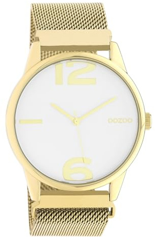 Oozoo Damen Armbanduhr Timepieces Analog Metall Gold UOC10867 Analoguhr