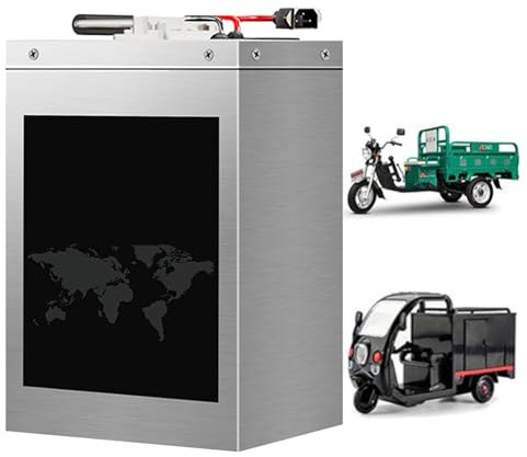 FREEDOH Batterie Lithium Fer Phosphate 60 Volts 30AH 35AH 40AH 50AH Batterie Moto Batterie de Remplacement 60V pour Moteur Tricycle cyclomoteur 50-3000W,60v30ah