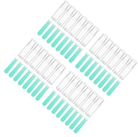 Beavorty 4 Sätze Kontaktlinsen-saugstab Linsen Werkzeug Linsen Einsetzwerkzeug Silikon Saugnapf Für Linsen Linsenkolbenentferner Linsenentferner Kieselgel Green 15 Stück * 4
