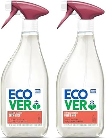 Ecover Oven & Hob Cleaner, Jasmine & Mandarin, 500ml (Pack of 2)