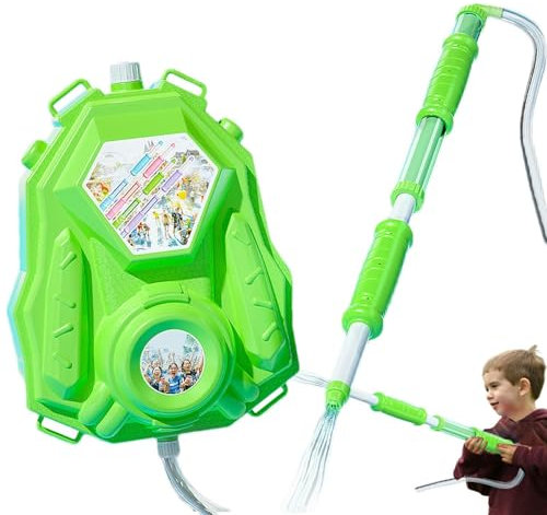Giochi per piscine d'acqua,Giochi acquatici per zaini - Giochi acquatici da spiaggia estraibili Giochi acquatici da esterno - Divertenti giochi estivi all'aperto con spruzzi d'acqua a lungo raggio per