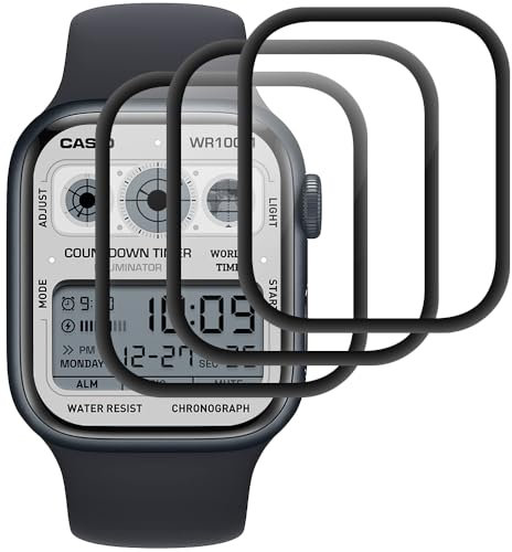 Panzer Schutz Glas für Apple Watch Series 1/2/3 42mm, 3 Stück Displayschutzfolie[Anti-Kratzen][Sans Bulless][Fingerabdruck kompatibel][9H Härte]Screen Protector