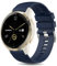 Soft Silicone Strap for Garmin Vivoactive 4S/ Vivomove 3S/ Venu 3S/ Venu 2S, 18mm Quick Release Replacement Watch Band Sport Wristband (Midnight blue)
