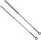 2 Größen Strohhalm Reinigungsbürste, 2 Stück Silikon Strohhalm Bürste, Wiederverwendbare Strohhalmbürsten Zum Waschen Von Glas Silikon, Metall, Teekanne(Grau)