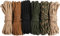 6 rotoli di corda Paracord da 6 metri, 7 fili interni, corda in nylon 550 corde multifunzione per kit fai da te, cordini, portachiavi, collare per cani, corda di sopravvivenza all'aperto