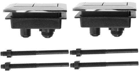 NUOBESTY 2piezas Botón De Descarga De Botón Pulsador De Doble Descarga Para Tanque De Inodoro Suitable Para Baño