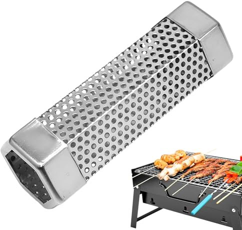 Pellet-Rauchrohr Smoker, Pellet-Rauchrohr - Edelstahl Kaltgeräucherrohr - Hocheffizientes Hocheffizientes Raucherrohr für Barbec