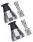 HAKIDZEL 2sets Pressure Cooker Safety Relief Valves Hawkins Compatible Pressure Canner Parts Relief Valve Blocking Safety for Cooker Accessories