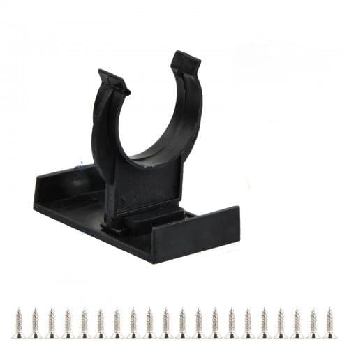 10 clips de fijación para zócalos de cocina con 40 tornillos, clips de fijación para zócalos de cocina, 27 mm compatibles