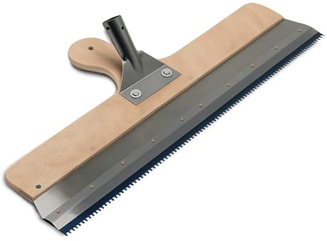 Stehrakel 560 mm Zahnrakel 3x5 mm - Großflächenrakel mit Steckvorrichtung