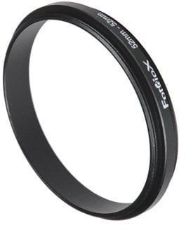 Fotodiox 52 mm – 52 mm, 52–52 mm Macro Close-up Reverse Ring, Anodized Black Metal Ring, für Nikon, Canon, Sony, Olympus, Pentax, Panasonic, Samsung Kamera