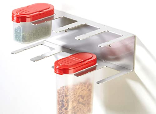Gewürzregal Gewürzboard für Gewürzriesen u. Gewürzzwerge T08 aus Edelstahl