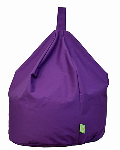 Children Size Cotton Bean Bag With Beans In Purple