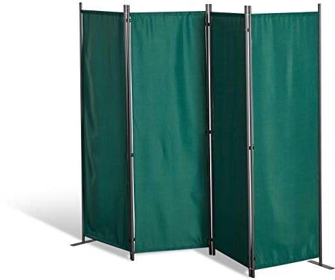 GRASEKAMP qualità dal 1972 Paravento 4 Pezzi Verde divisorio Parete frangivista Balcone separazione