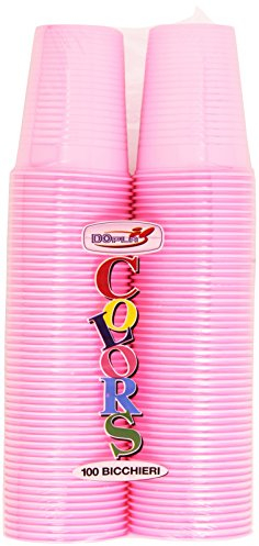 Colors - Bichieri, In Plastica, 100 Bicchieri