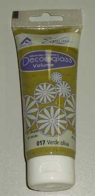 017 DECO GLASS VOLUME 100ML VERDE OLIVA