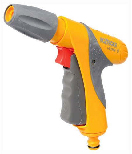 Hozelock Jet Water Spray Gun Plus with 3 Spray Patterns for Hose Pipes
